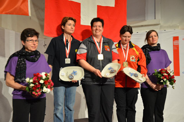 Siegerehrung 10m Schweizermeisterschaft