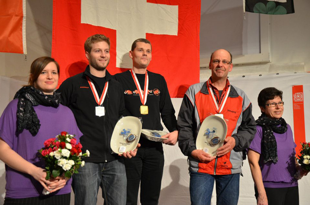 Siegerehrung 10m Schweizermeisterschaft